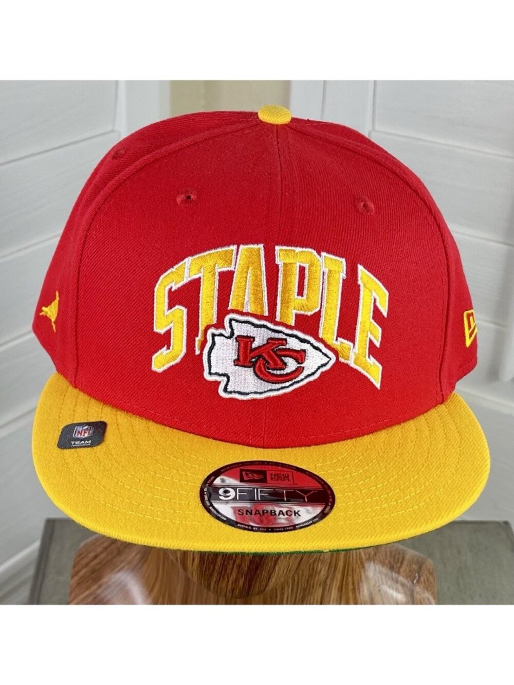 New Era x Staple NFL Kansas City Chiefs 9Fifty Snapback Hat - New w/Tags - Rare